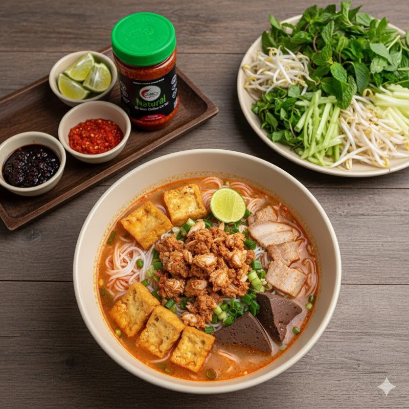 Bún riêu Việt Nam – Món ăn dân dã đậm đà hương vị quê